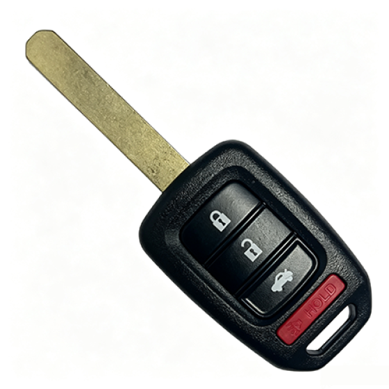 2013-2015 Honda Accord / Civic / 4-Button 314Mhz Remote Head Key / MLBHLIK6-1T (G-Chip) (AFTERMARKET)-With Logo